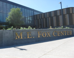 M. E. Fox Center Entrance Sign